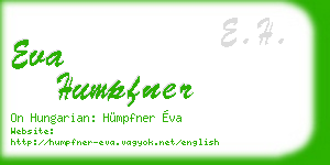 eva humpfner business card
